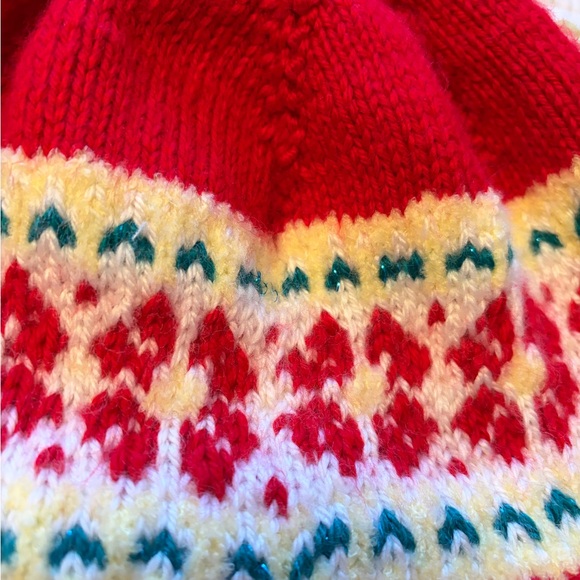 Handmade Knit Beanie/Touque/Hat Vibrant-Super Soft/Flowers - Picture 3 of 5